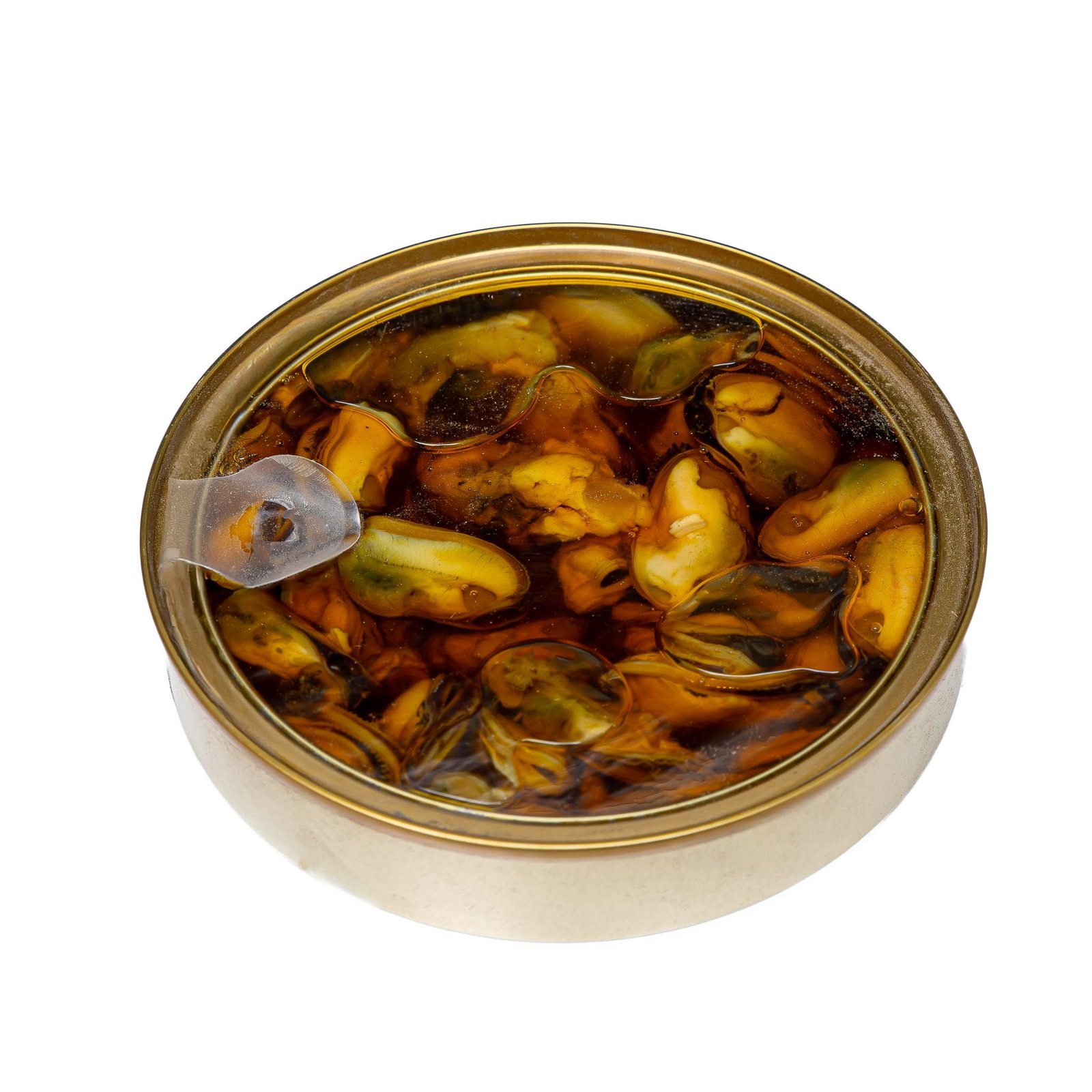 Mussels in can